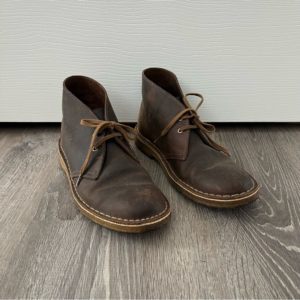 Clark’s desert boot chocolate honey brown women’s size 7.5